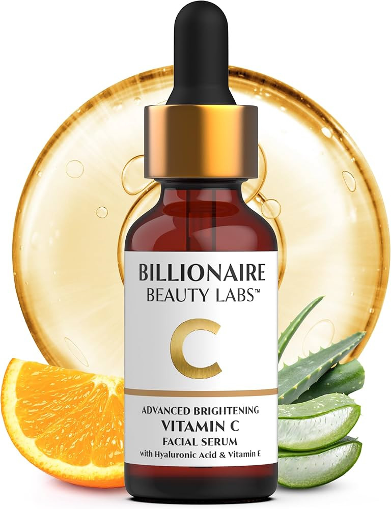 Billionaire Beauty Labs Vitamin C Serum for Face with Hyaluronic Acid, Vitamin E & Botanical Extr... | Amazon (US)