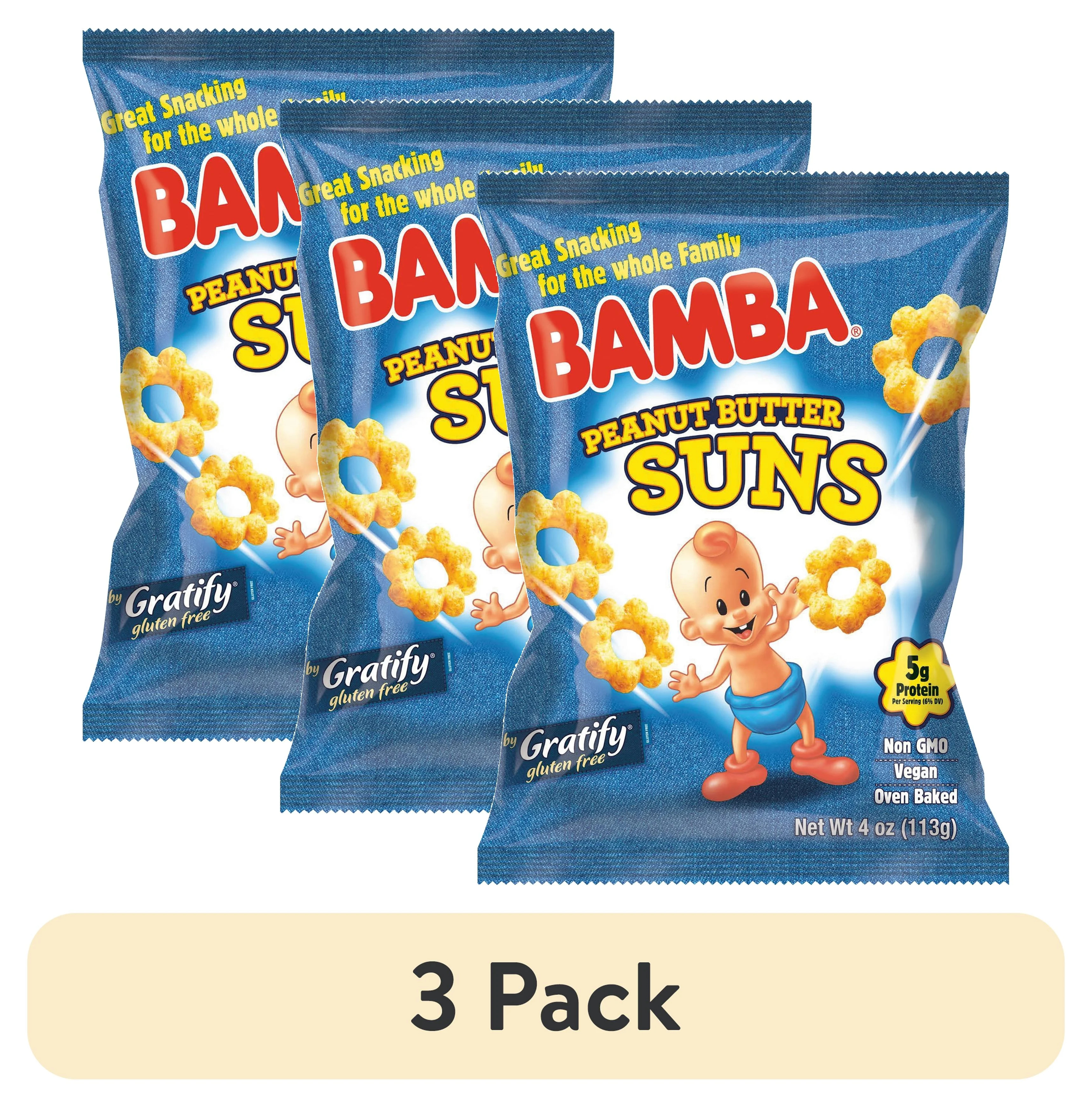 (3 pack) Bamba Peanut Butter Suns, 4 oz | Walmart (US)
