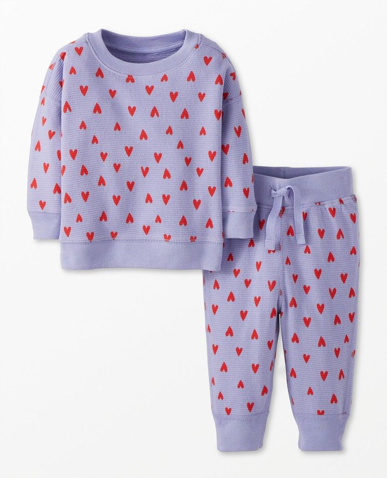 Baby Waffle Knit Top & Pants Set | Hanna Andersson