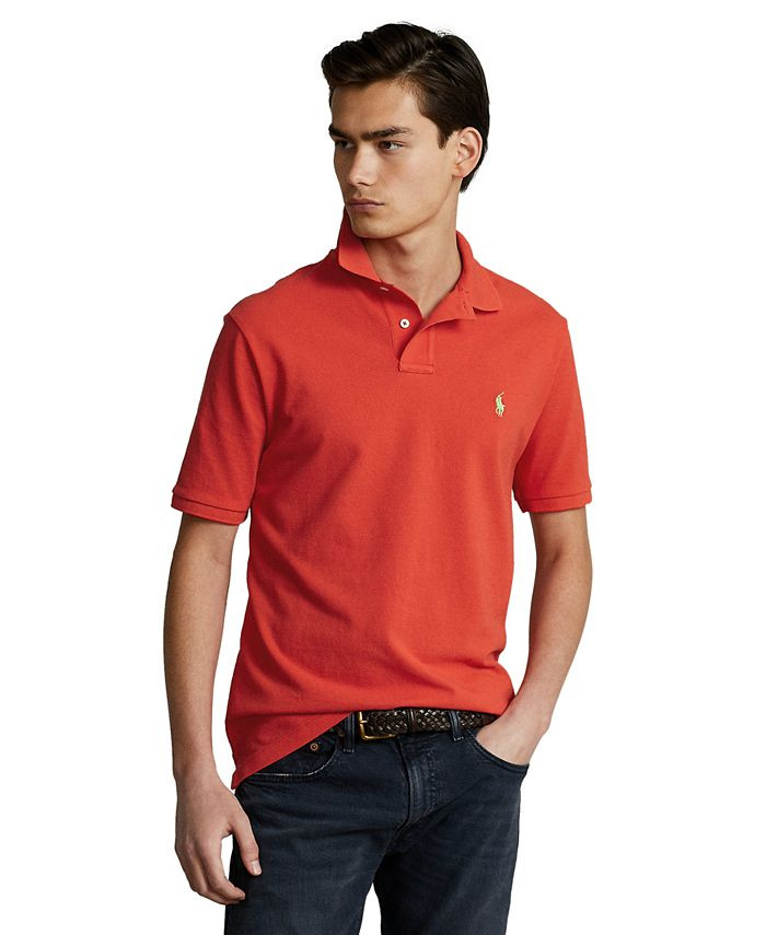 Polo Ralph Lauren Classic Fit Mesh Polo Shirt & Reviews - Polos - Men - Macy's | Macys (US)