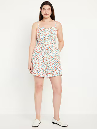 Fit & Flare Cami Romper | Old Navy (US)