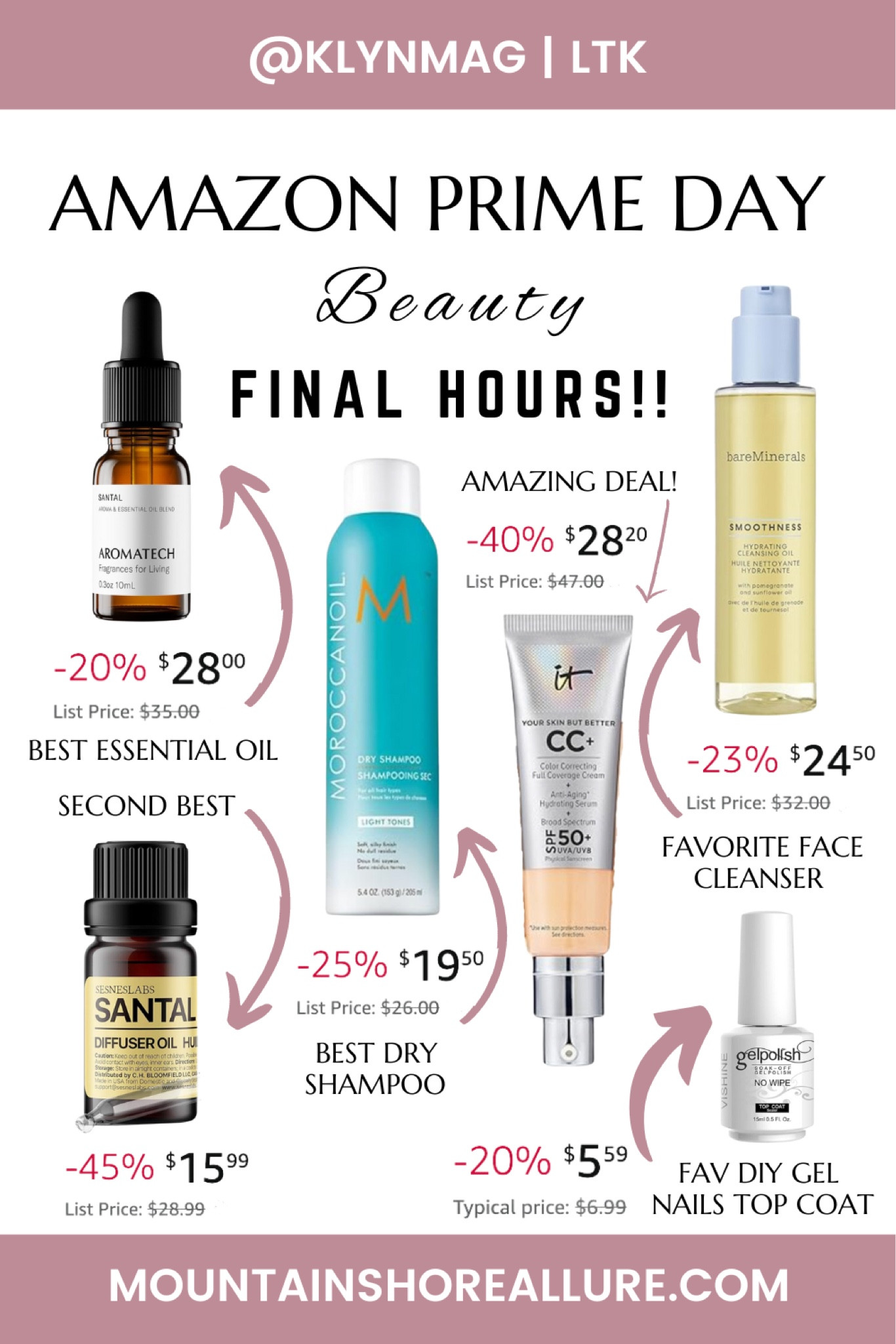 🔥 Final Countdown! Snag these Prime Day Beauty & Home Fragrance Bargains before they vanish! From skincare to makeup, the clock is ticking! ⏰💄 

Prime Day beauty deals, beauty items on sale, Amazon Prime beauty discounts #PrimeDayFinds #BeautyMustHaves 

#LTKSaleAlert #LTKSummerSales #LTKBacktoSchool