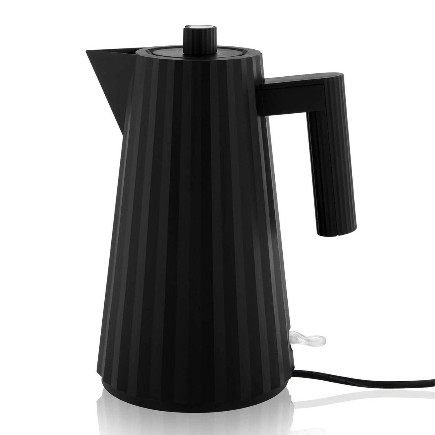 Alessi Electric Kettle - Plisse Black - 1.7L | The Hut (UK)