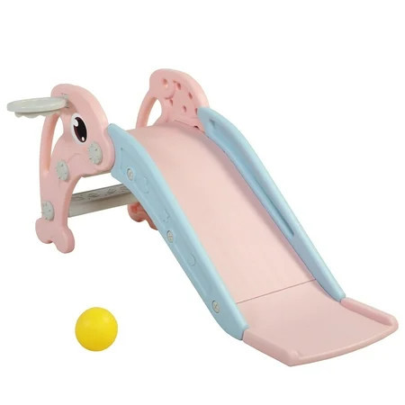 Kids Toys Plastic, Indoor And Outdoor Toddler Slide, 88lbs, 48"L x 21.7"W x 20.5"H | Walmart (US)