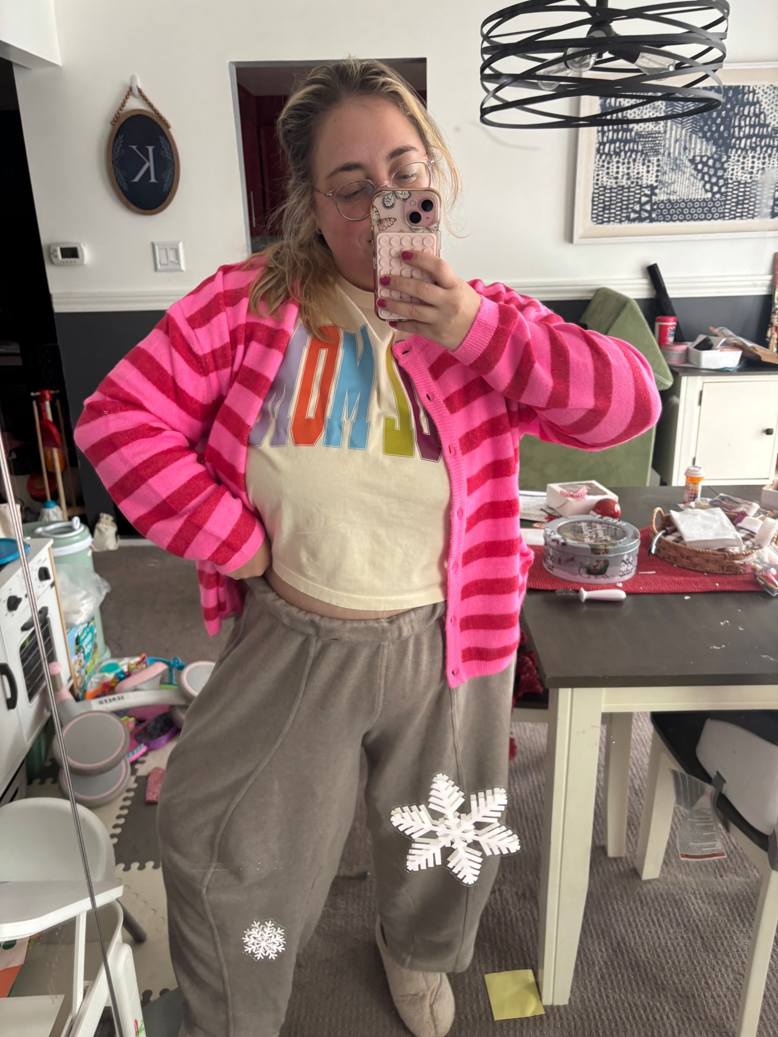 Call me mama claus!! Getting all the holiday stuff done today in this cozy new arrival sweater from target 

#LTKootd #LTKMidsize #LTKmomlife