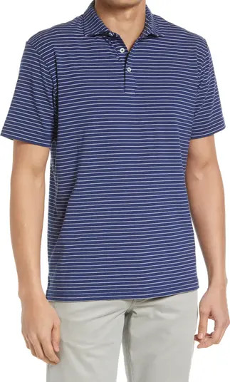 Peter Millar Crest Shallows Stripe Short Sleeve Polo | Nordstrom | Nordstrom