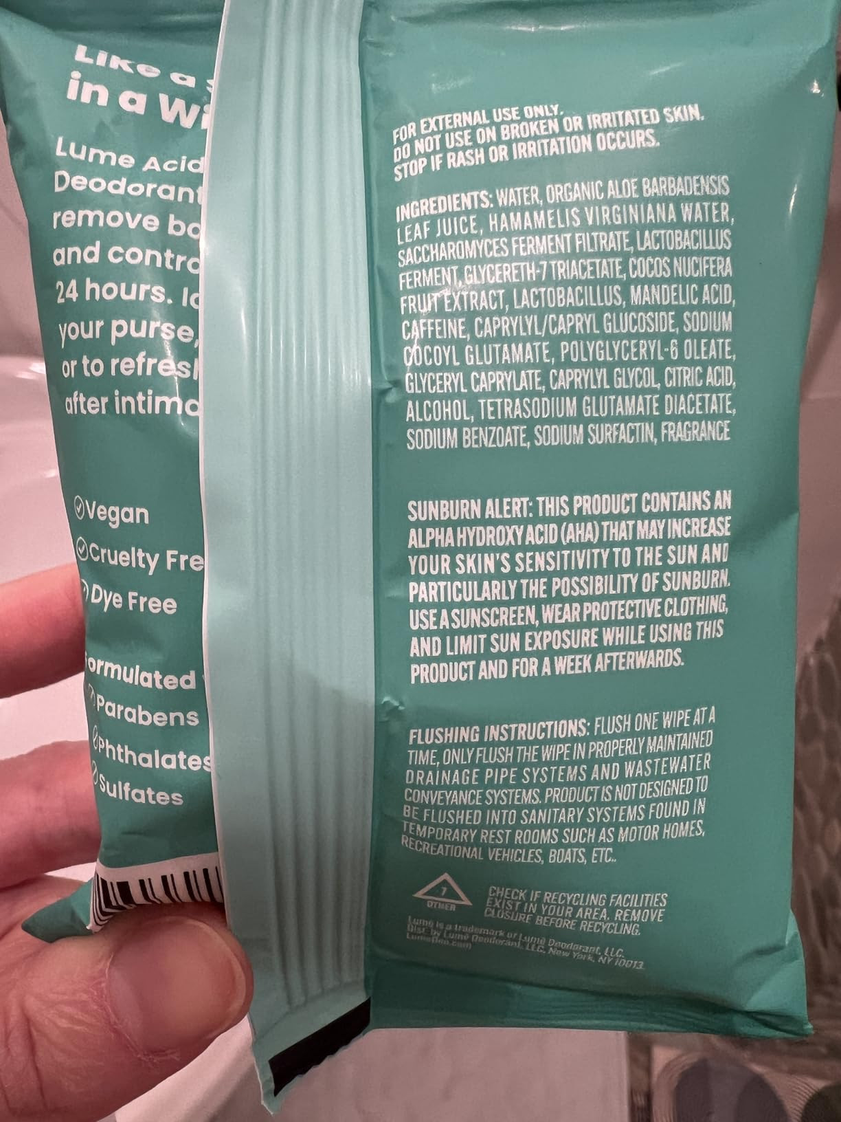 Lume Whole Body Deodorant - Smooth Solid Stick & Flushable Deodorant Wipes - Doctor Developed - A... | Amazon (US)