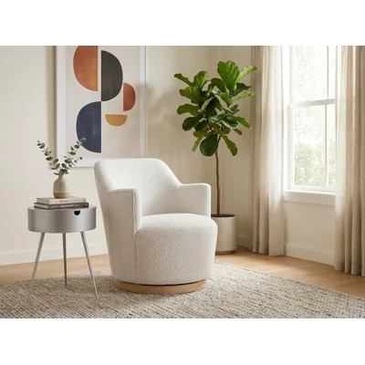 Ixareli Upholstered Swivel Armchair | Wayfair North America