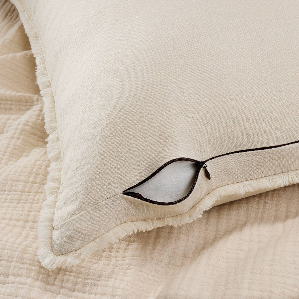 King Euro Heavyweight Linen Blend Throw Pillow - Casaluna™ | Target