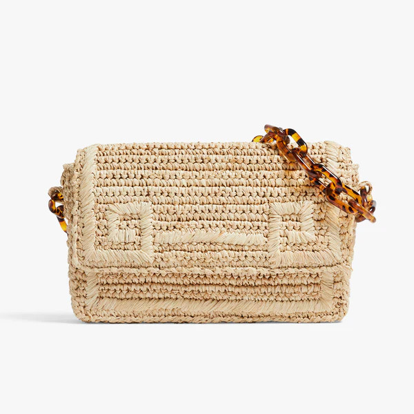 Greek Key Shoulder Bag | Pamela Munson