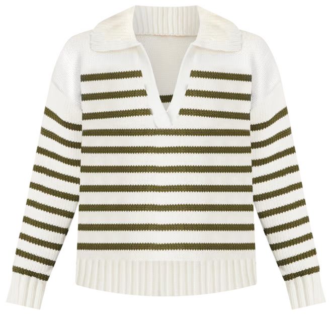 AT Weekend Chunky Collared Sweater | Ann Taylor (US)
