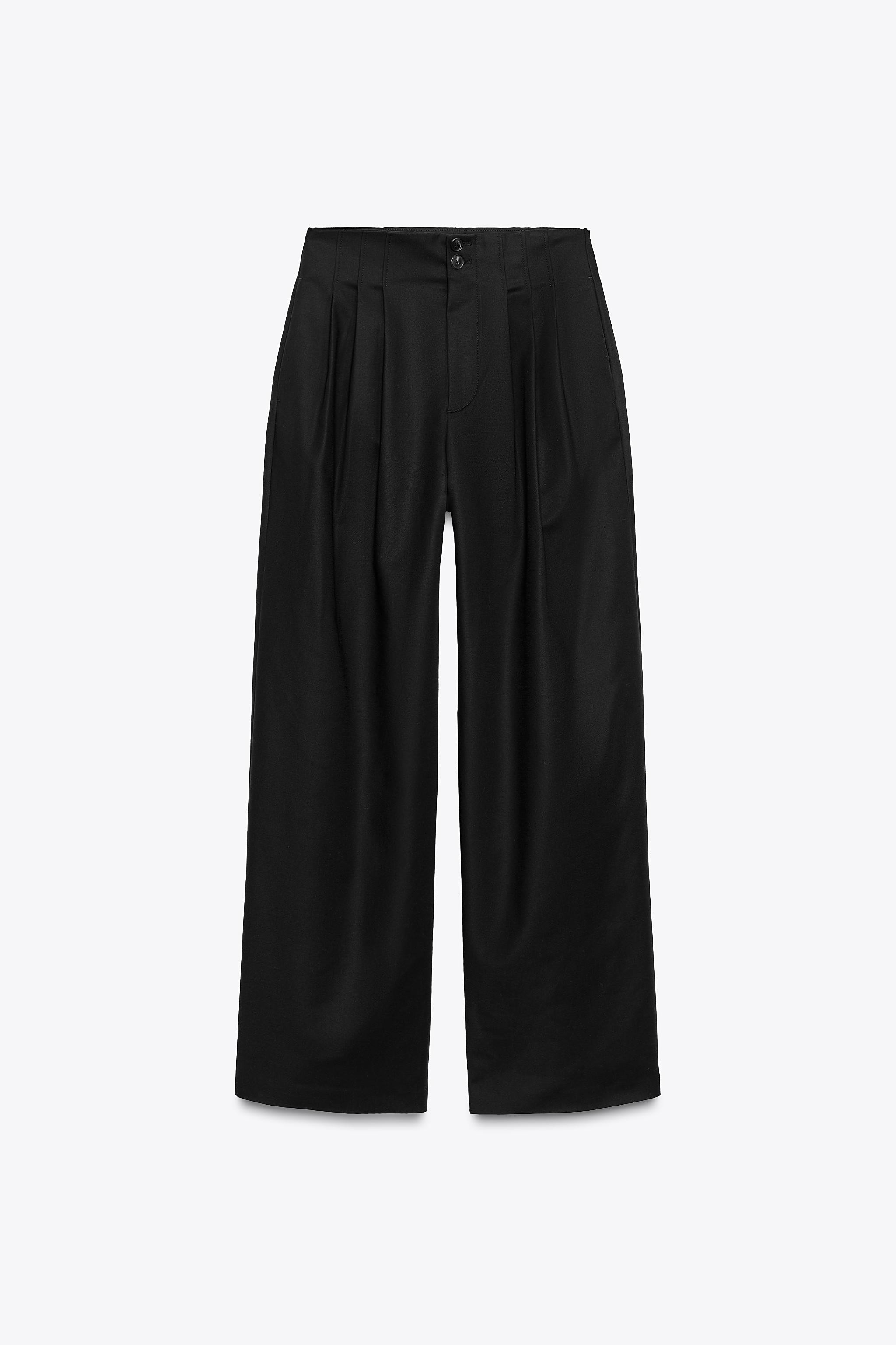 ZW COLLECTION PLEATED PANTS | Zara US