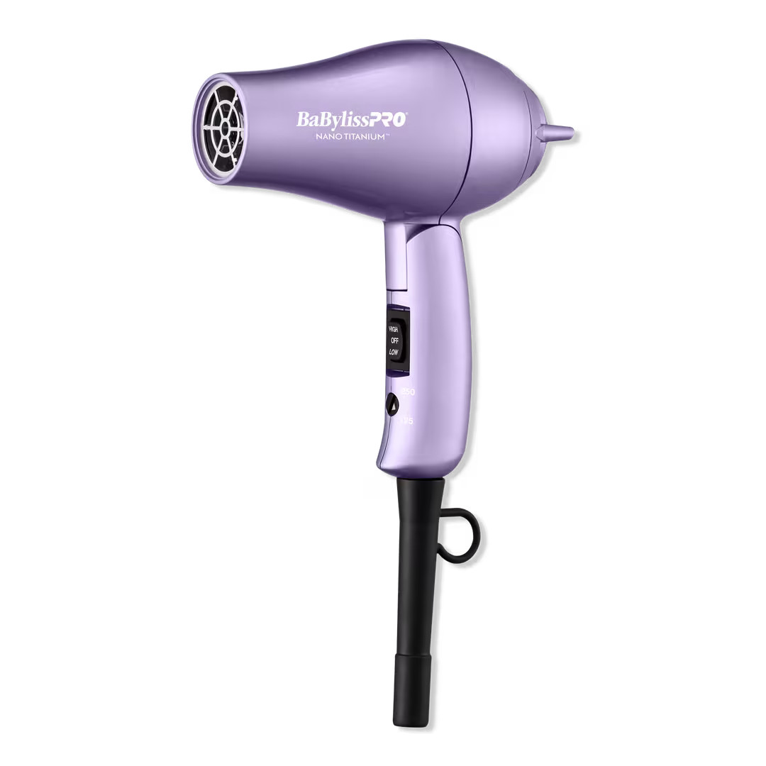 Free Nano Titanium Limited Edition Lilac Travel Dryer with $139.99 Babyliss purchase | Ulta