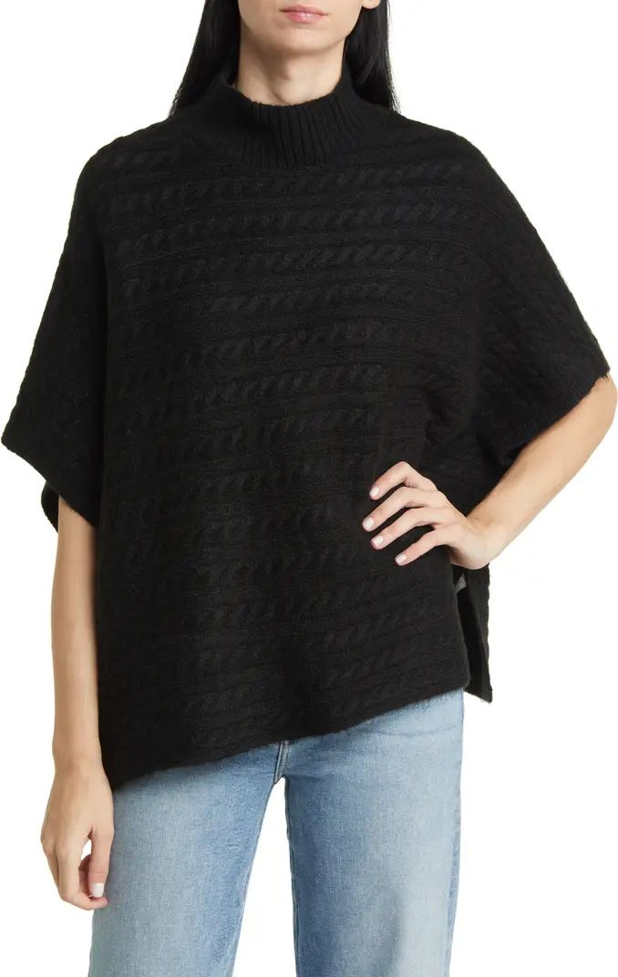Sinclaire Cable Knit Poncho | Nordstrom