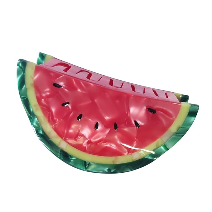 Watermelon Claw Clips,Cellulose Acetate Hair Clips,Small Claw Clips for Women ,1 ,1.0 Count | Amazon (US)