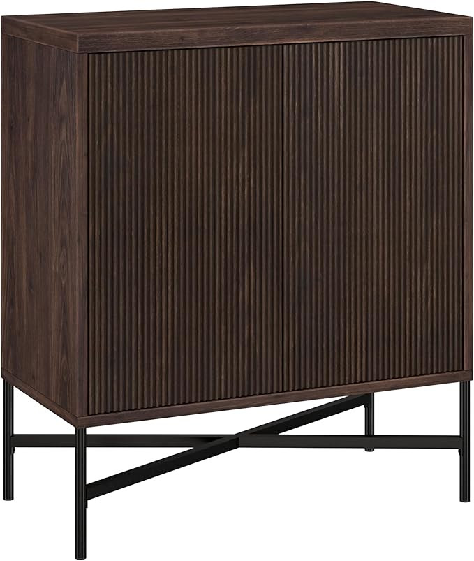 Henn&Hart 28" Wide Rectangular Accent Cabinet in Brown, for Home, Living Room, Bedroom, Entertain... | Amazon (US)