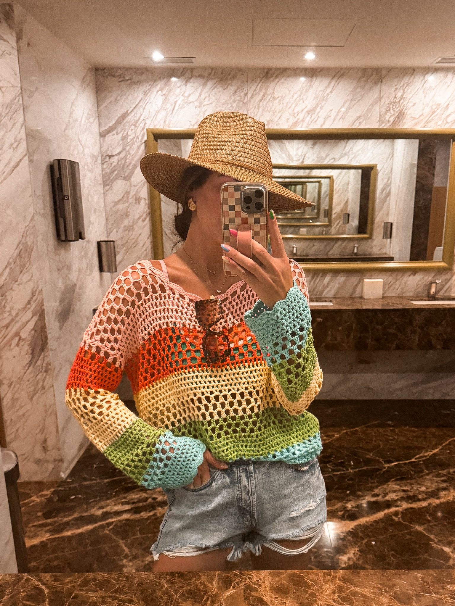 Colorful crochet coverup | beach coverup 

#LTKfindsunder50 #LTKfindsunder100 #LTKstyletip