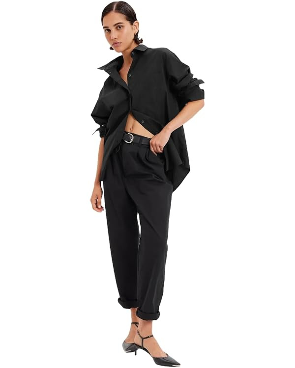 Gap Women's Poplin Big Shirt | Amazon (US)