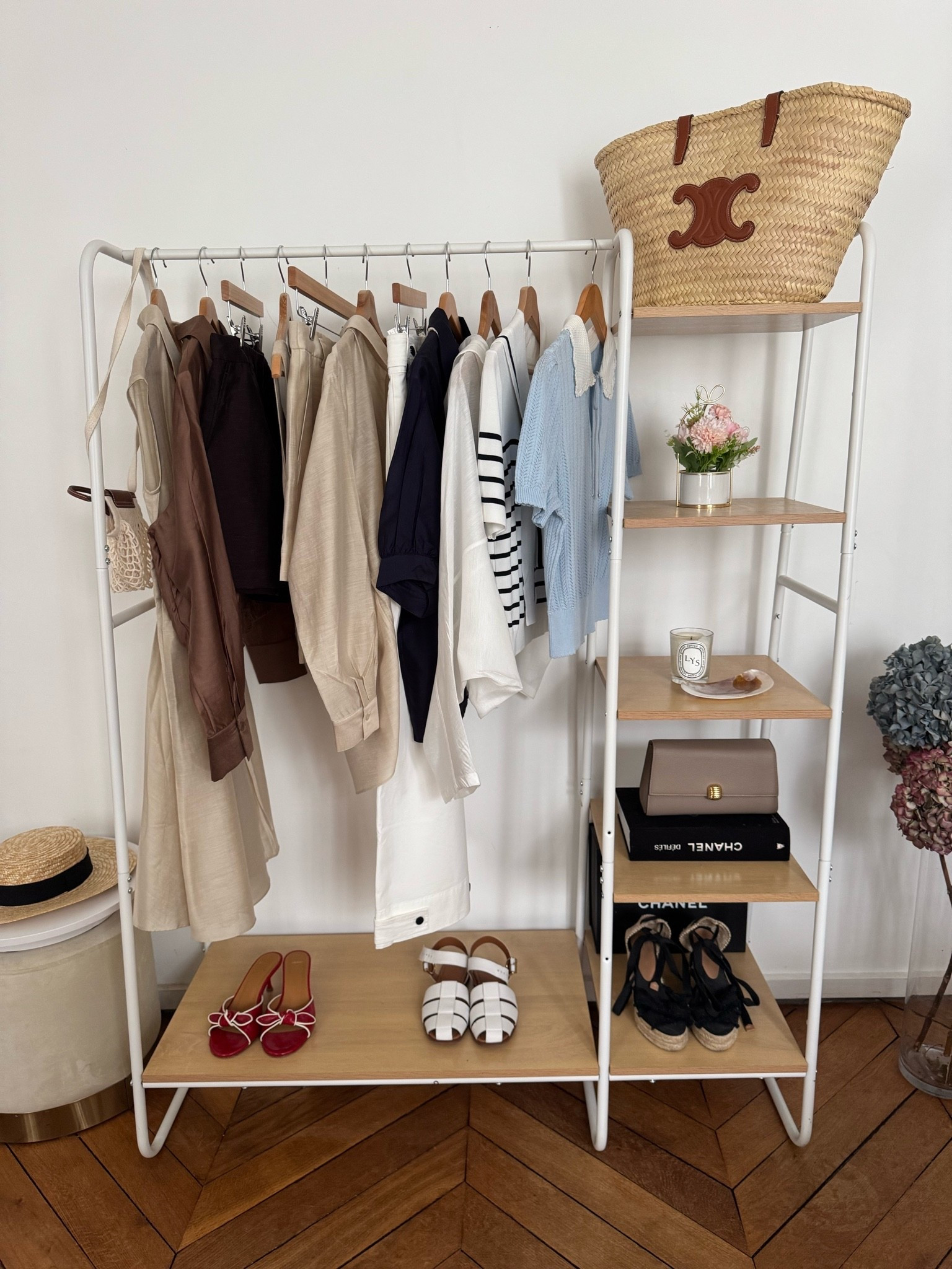 Parisian Chic summer capsule wardrobe