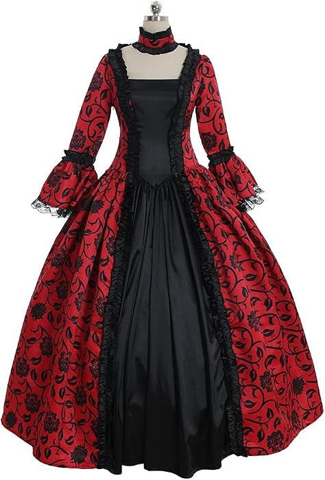 1791's lady Women's Victorian Rococo Dress Inspration Maiden Costume | Amazon (US)