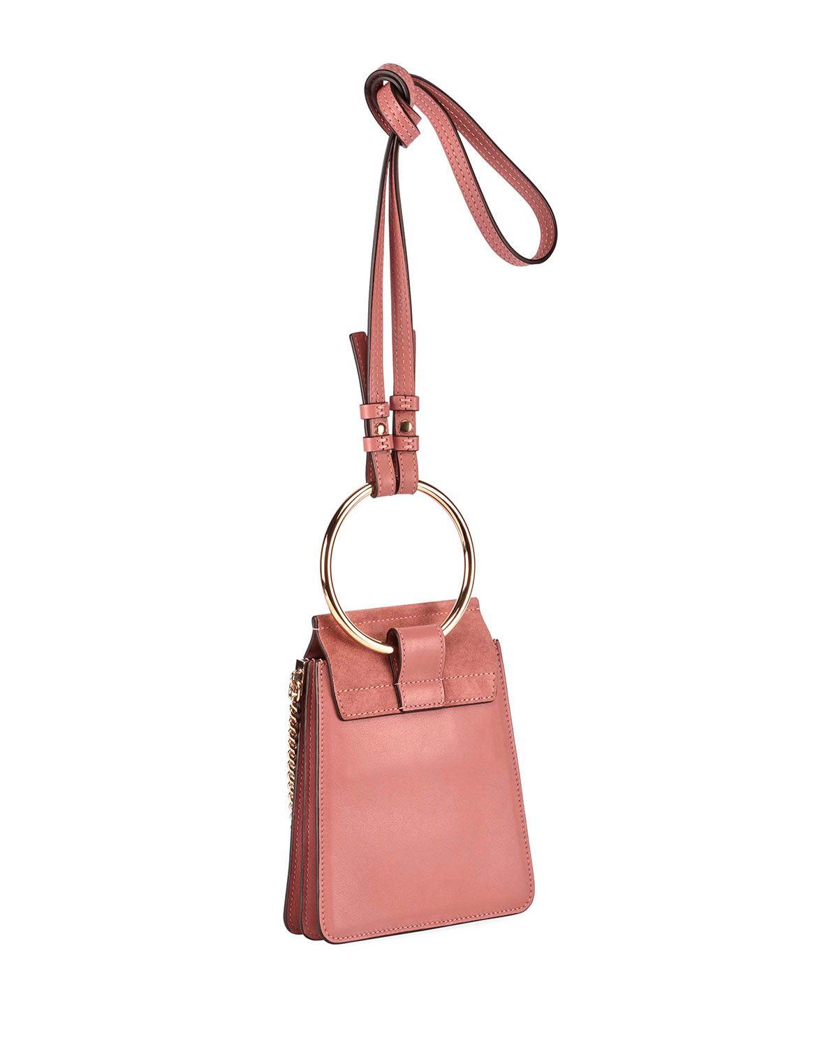 Faye Small Leather Bracelet Bag | Neiman Marcus