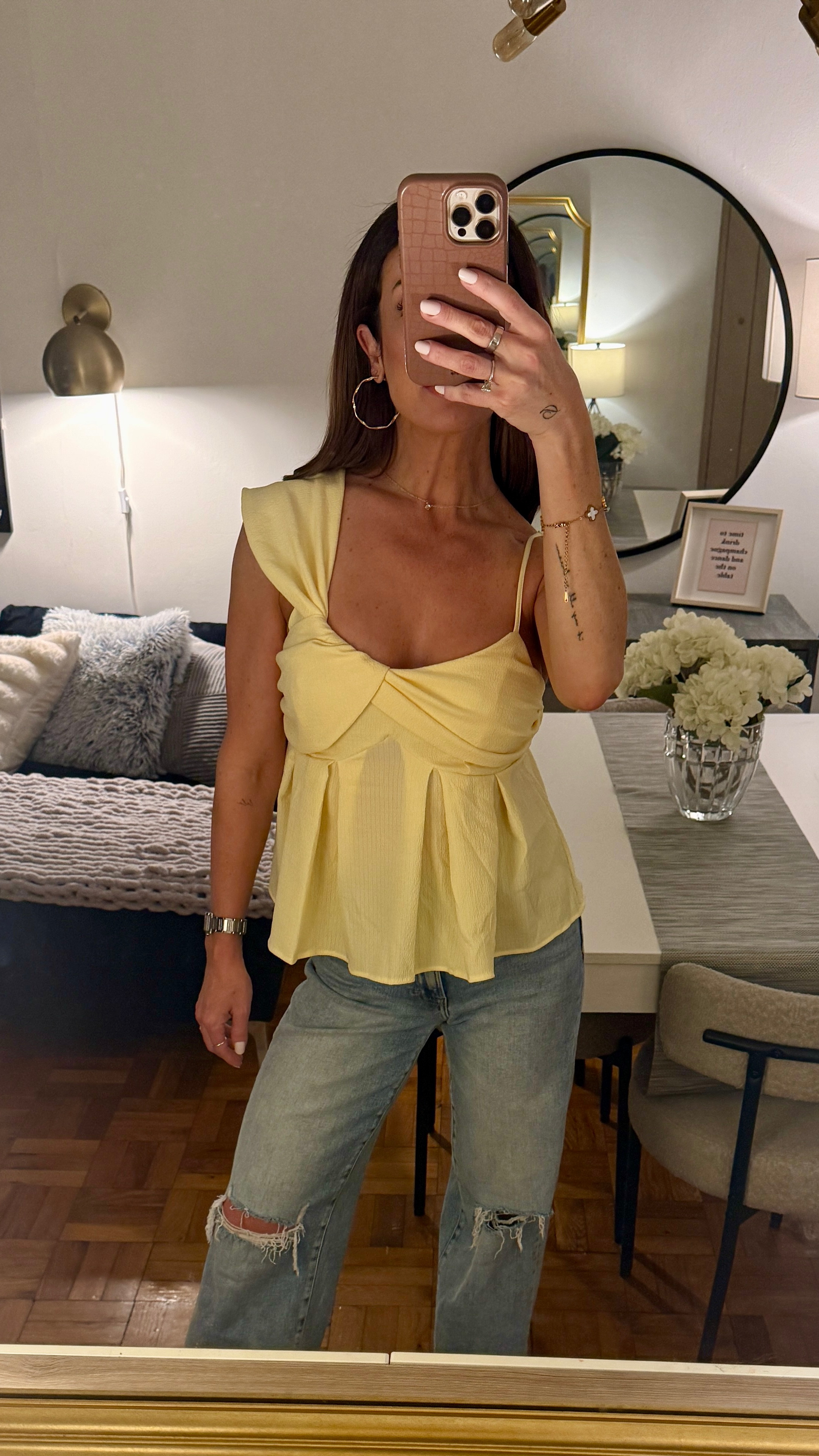 Butter 🌼 going out top. Amazon under $30.

#LTKFindsUnder50 #LTKOver40 #LTKSummerEdit