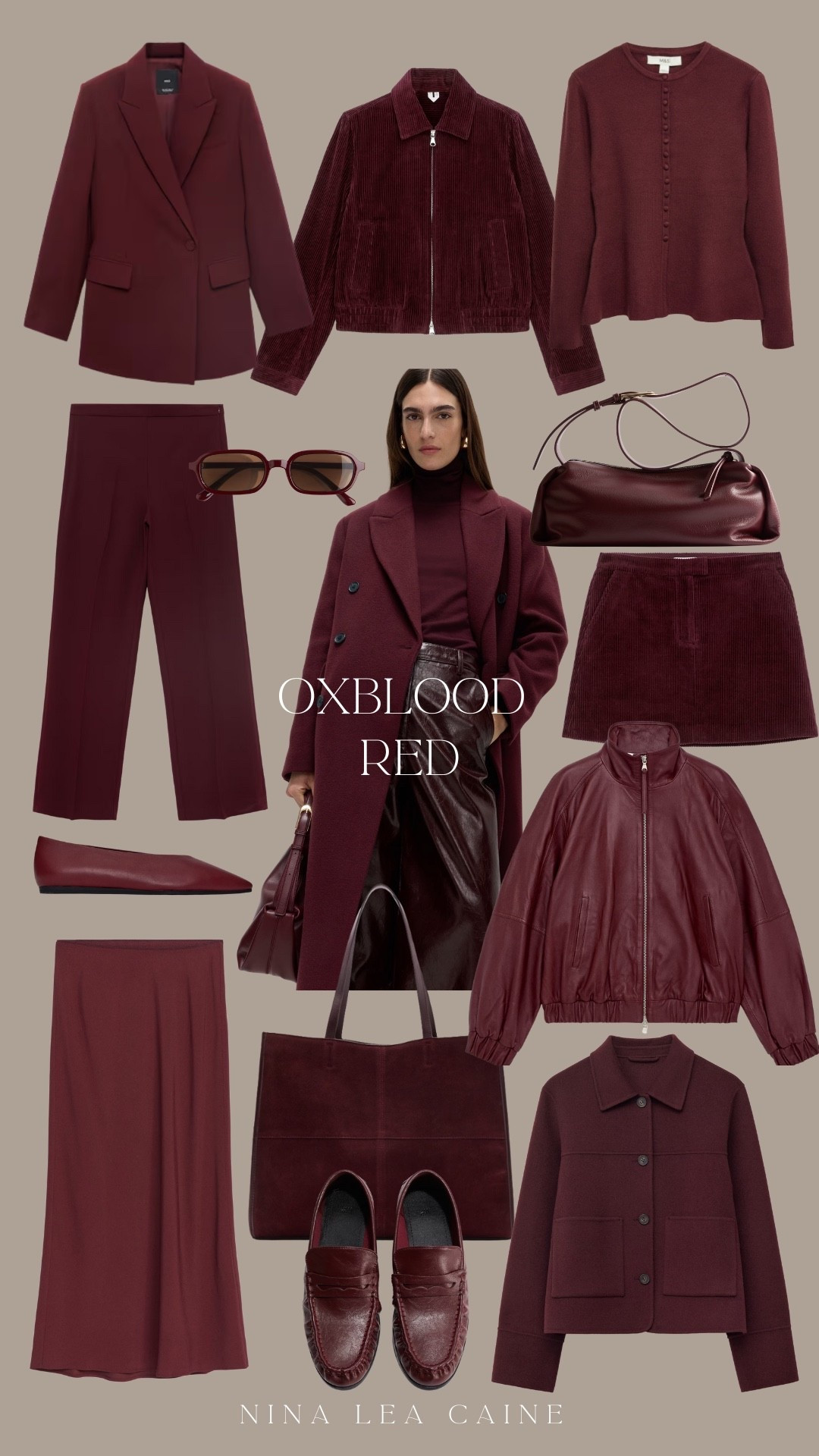 Trending colour: oxblood red #oxbloodred #burgundy #trending #autumnwintertrends #autumnwinter25

#LTKeurope #LTKautumn