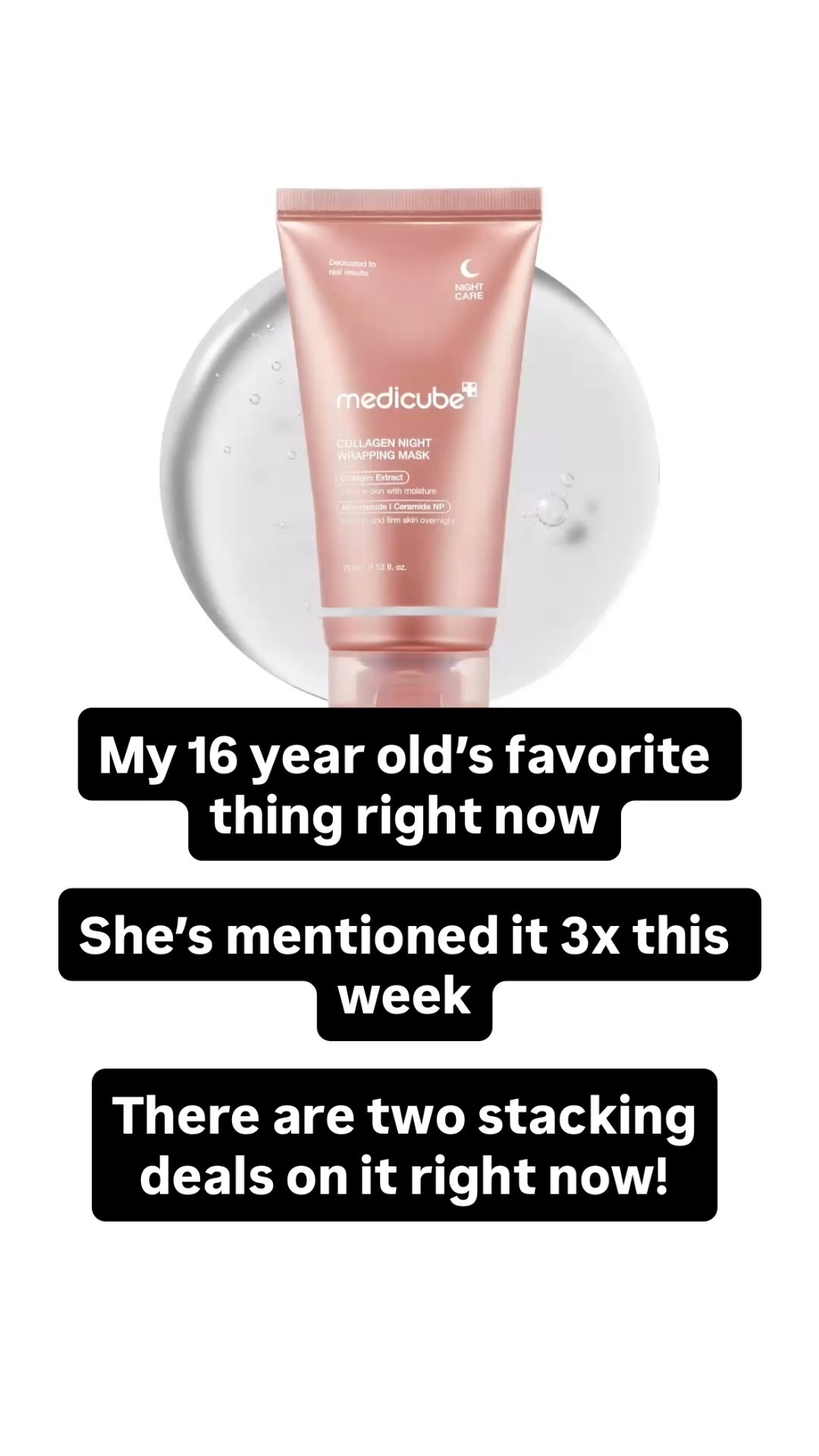 Ella’s favorite thing right now is this face mask. She had literally mentioned it - unprompted - three times to me this week 😂 

It has two stacking deals on it right now!

#LTKBeauty