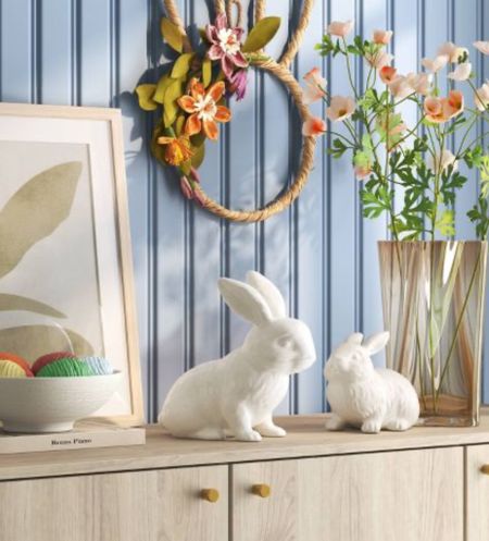 These beautiful Easter bunnies are classic and can be used year by year. #easterdecor #springrefresh #easter #homedecor

#LTKSeasonal #LTKhome #LTKSpringSale