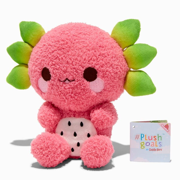 #Plush Goals by Cuddle Barn® 6'' Dragonfruit Axolotl Plush Toy | Claire's (UK)