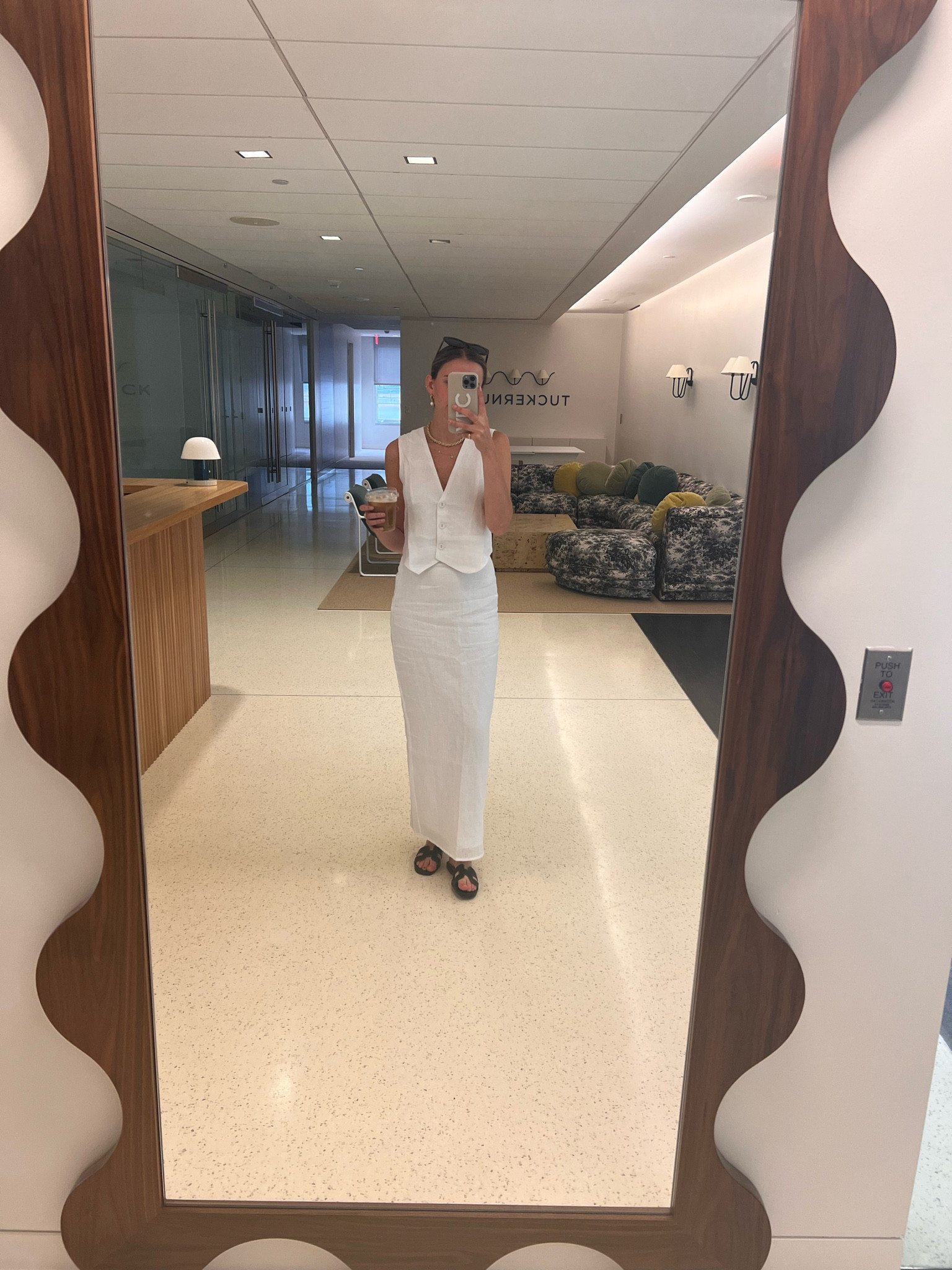 Linen vest white linen summer outfit 

#LTKunder50 #LTKworkwear #LTKunder100