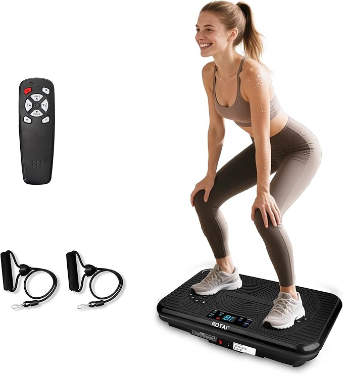Vibration Plate Exercise Machine for Lymphatic Drainage Massager & Weight Loss, 400 lbs Capacity ... | Amazon (US)