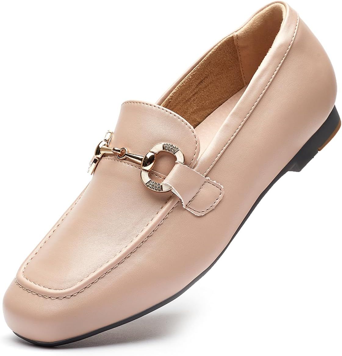 DeYashopin Womens Loafers Shoes Fashion Low Heel Slip on Shoes Comfortable Driving Flats | Amazon (US)