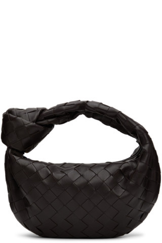 Bottega Veneta - Black Mini Jodie Messenger Bag | SSENSE
