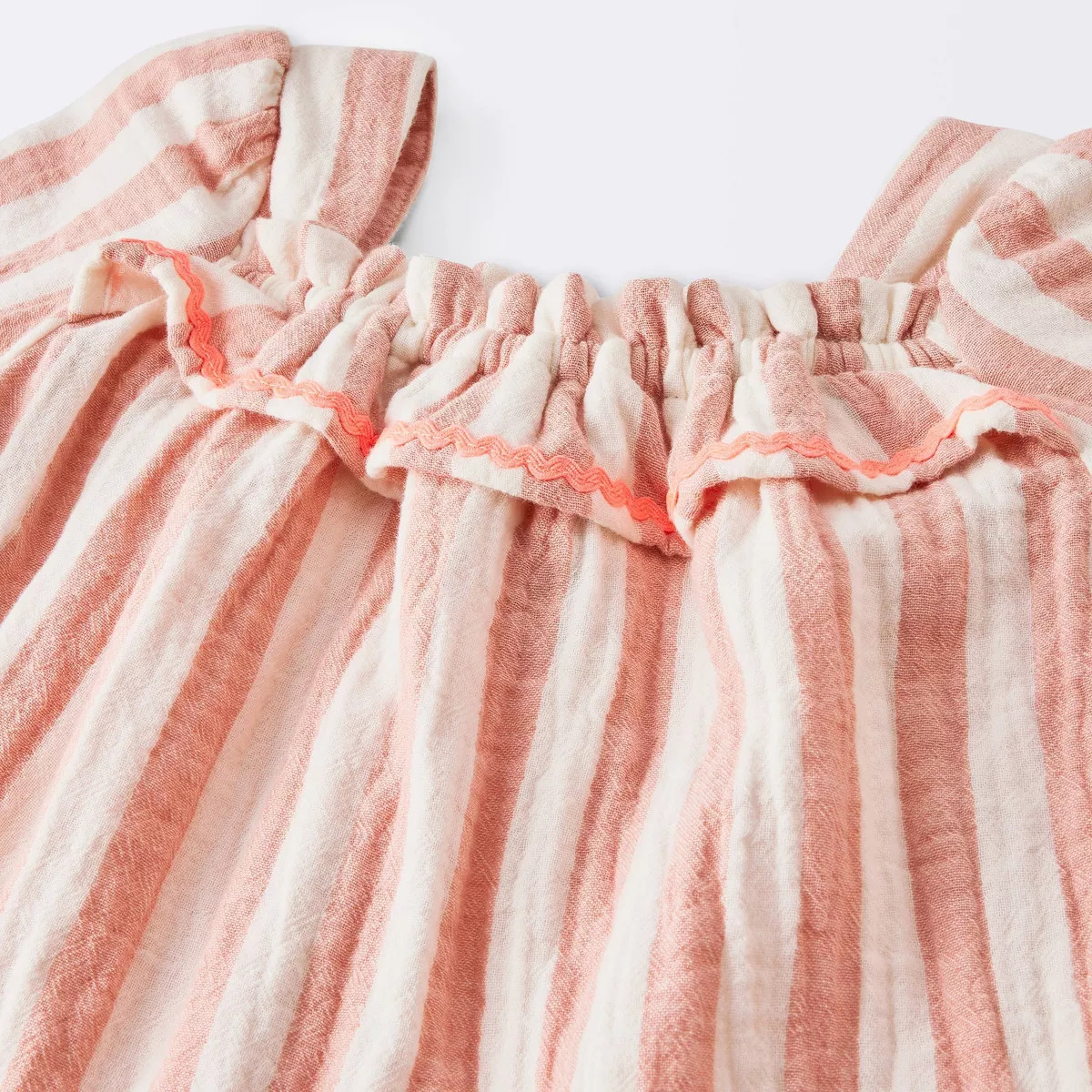 Baby Girls' 2pc Striped Gauze Top and Pants Set - Cloud Island™ Pink 12M | Target