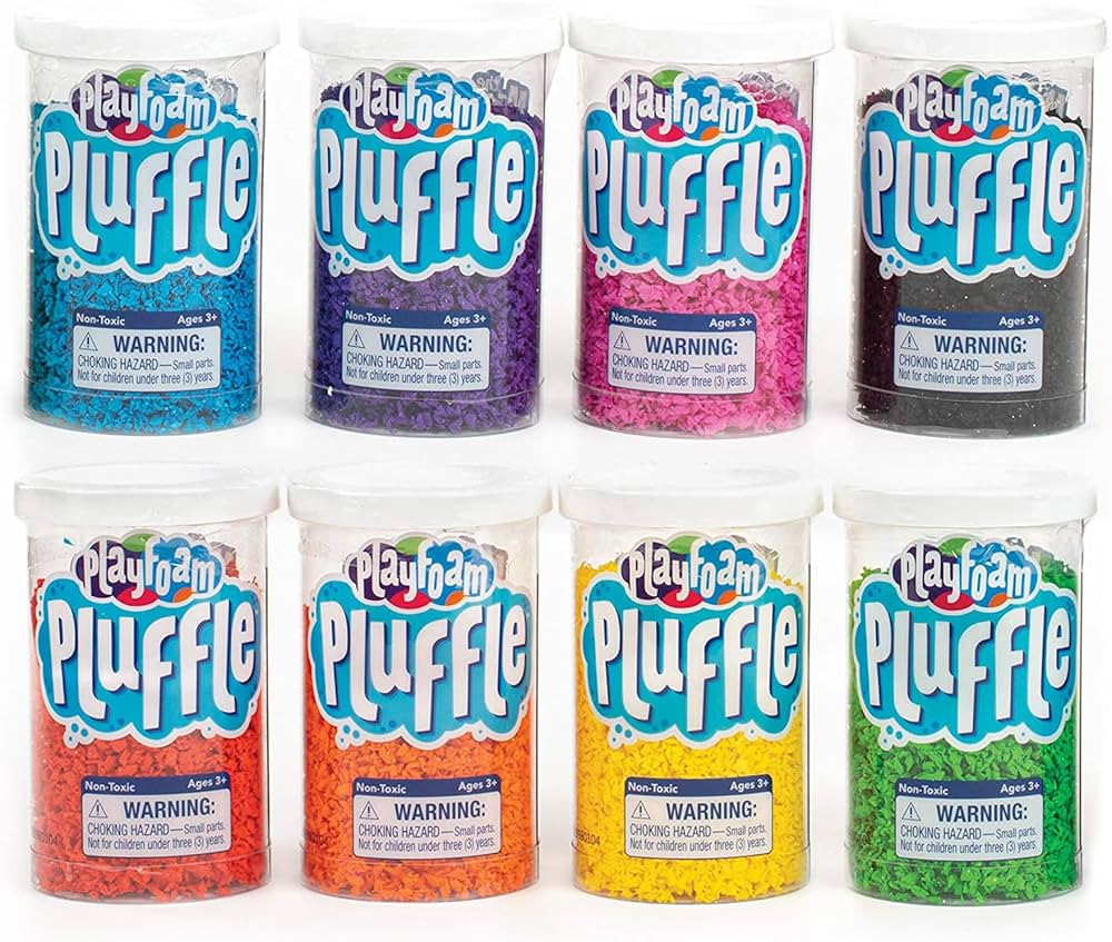 Educational Insights Playfoam Pluffle for Sensory Bins with 8 Colors, Set of 8, Ages 3+ | Amazon (US)