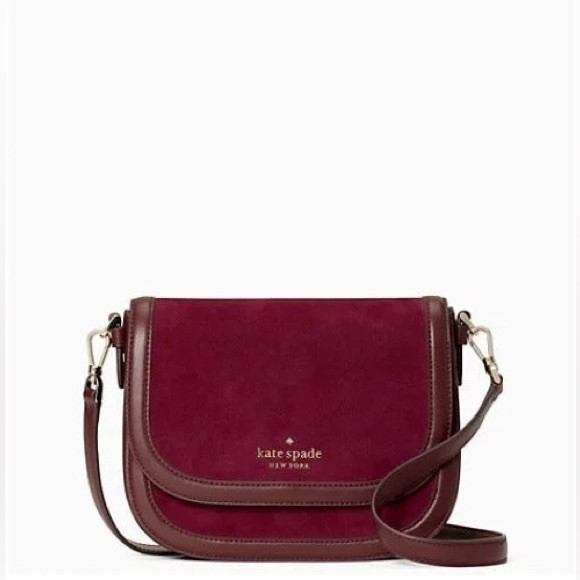 Kate Spade Blake purse, cardinal suede | Poshmark
