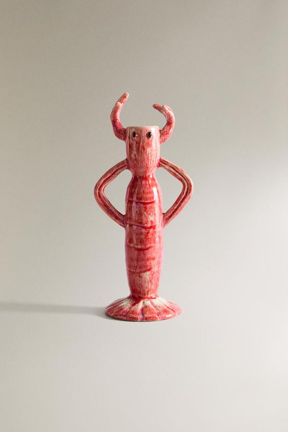 LOBSTER CERAMIC CANDLESTICK | Zara US