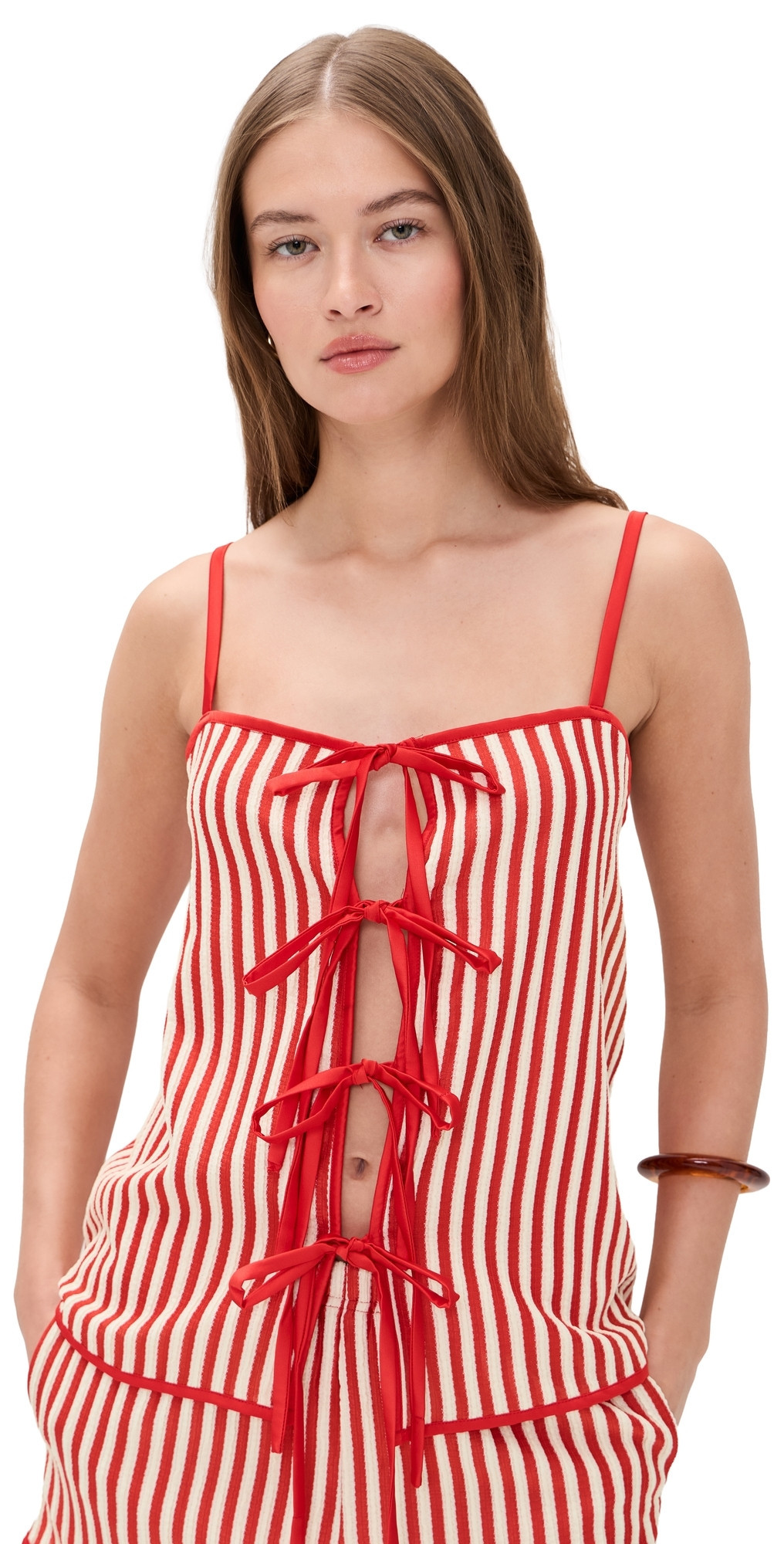 Bailey Rose Striped Top Chili XS | Shopbop