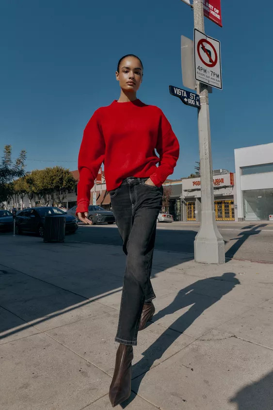 JEANS Z1975 MOM FIT TIRO ALTO | Zara US