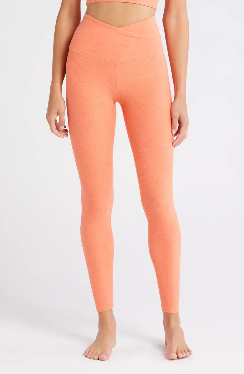 Beyond Yoga At Your Leisure Space Dye High Waist Midi Leggings | Nordstrom | Nordstrom