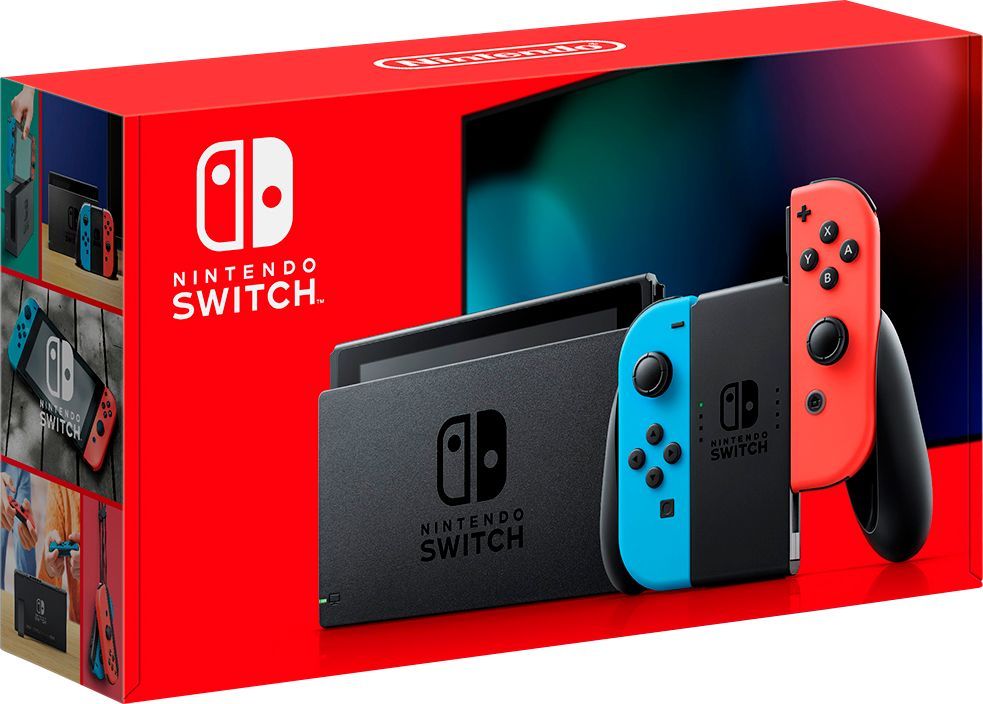 Nintendo Switch 32GB Console Neon Red/Neon Blue Joy-Con HADSKABAA - Best Buy | Best Buy U.S.
