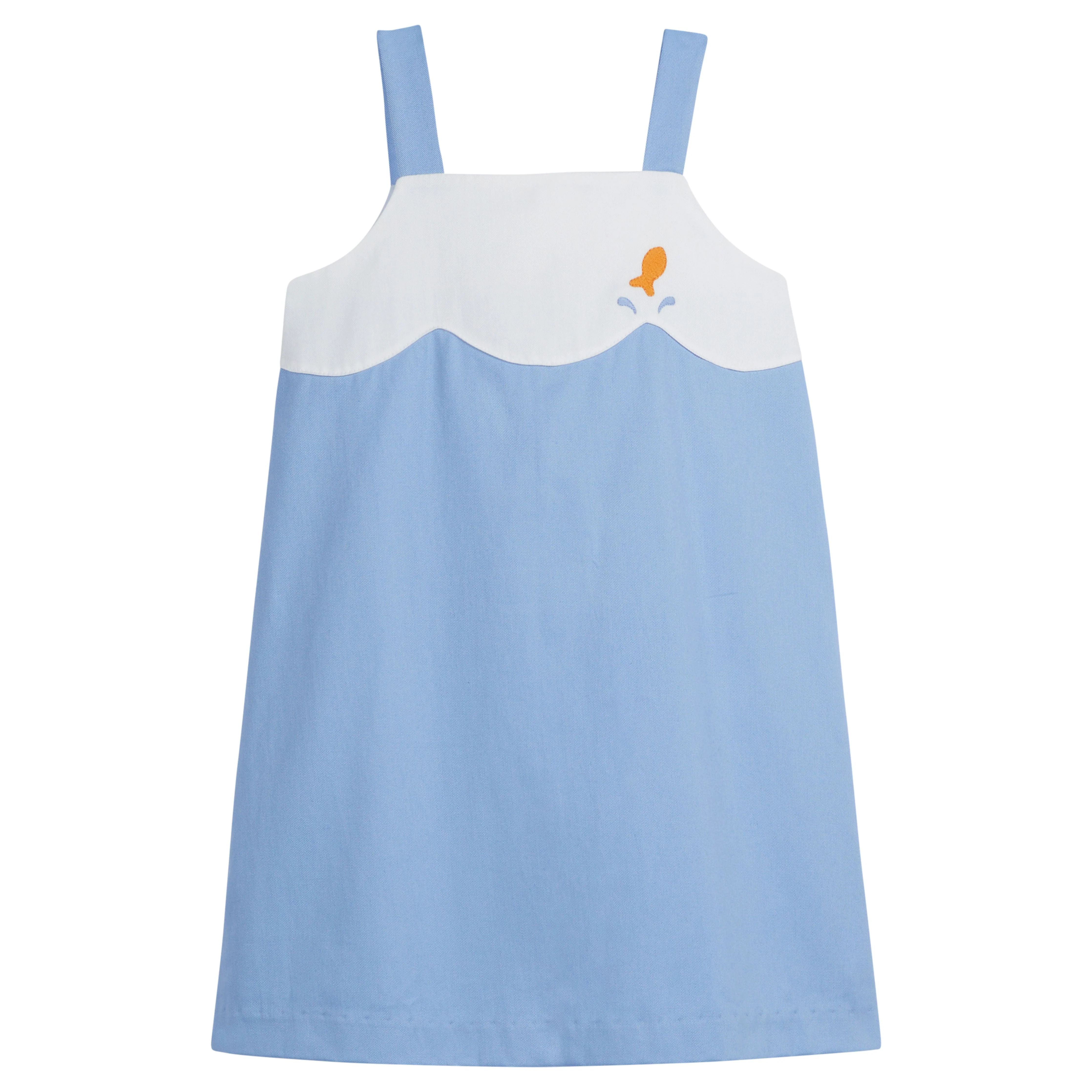 Little English Dory Dress- Goldfish | JoJo Mommy