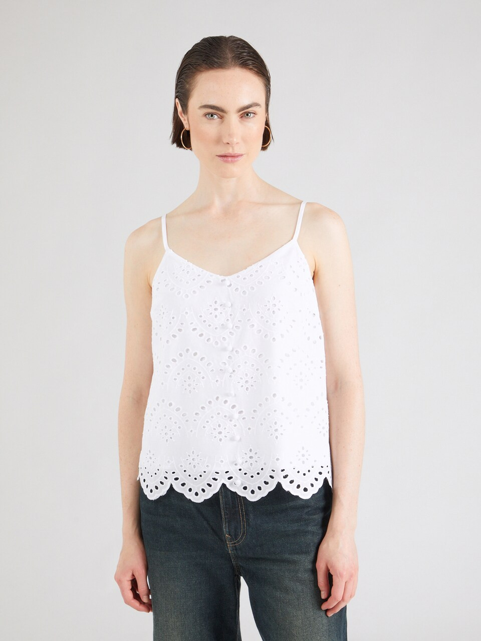 PIECES Top 'PCVILDE' in Weiß | ABOUT YOU (DE)