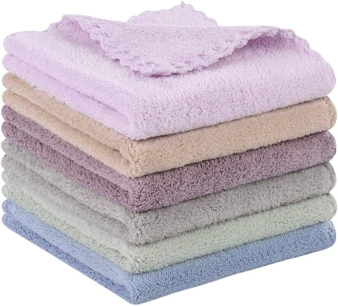 SUNLAND Microfiber Face Makeup Remover Cloth Reusable Facial Cleansing Towel Ultra Soft Face Wash... | Amazon (CA)