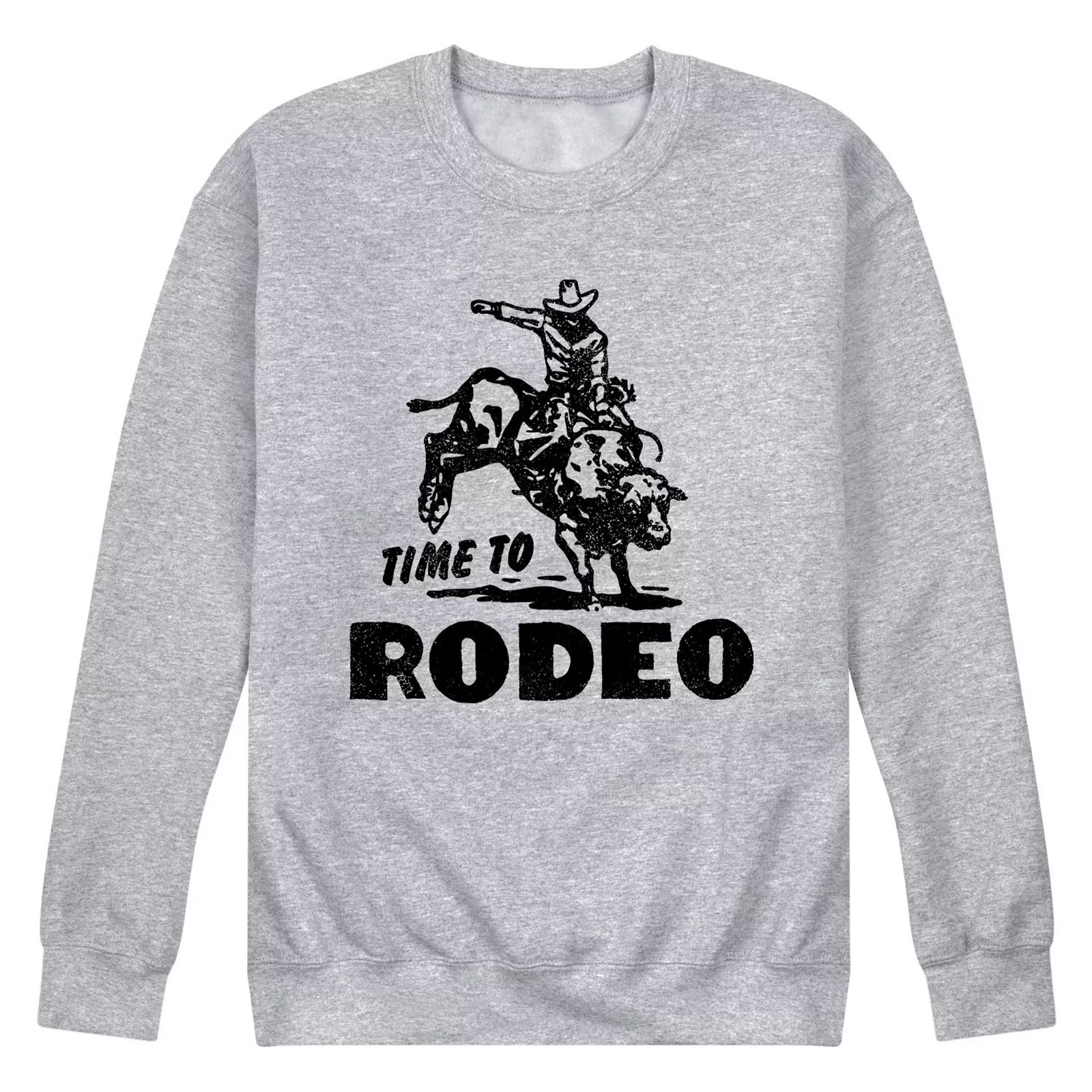 Men's Time To Rodeo Sweatshirt, Size: XXL, Med Grey | Kohl's
