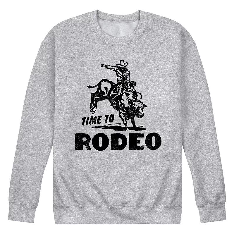 Men's Time To Rodeo Sweatshirt, Size: XXL, Med Grey | Kohl's