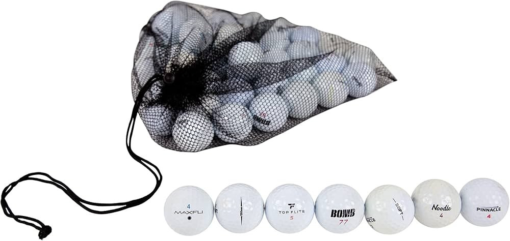 Clean Green Golf Balls - 48 Recycled Used Golf Balls in Good Condition - Great for Practice - Inc... | Amazon (US)