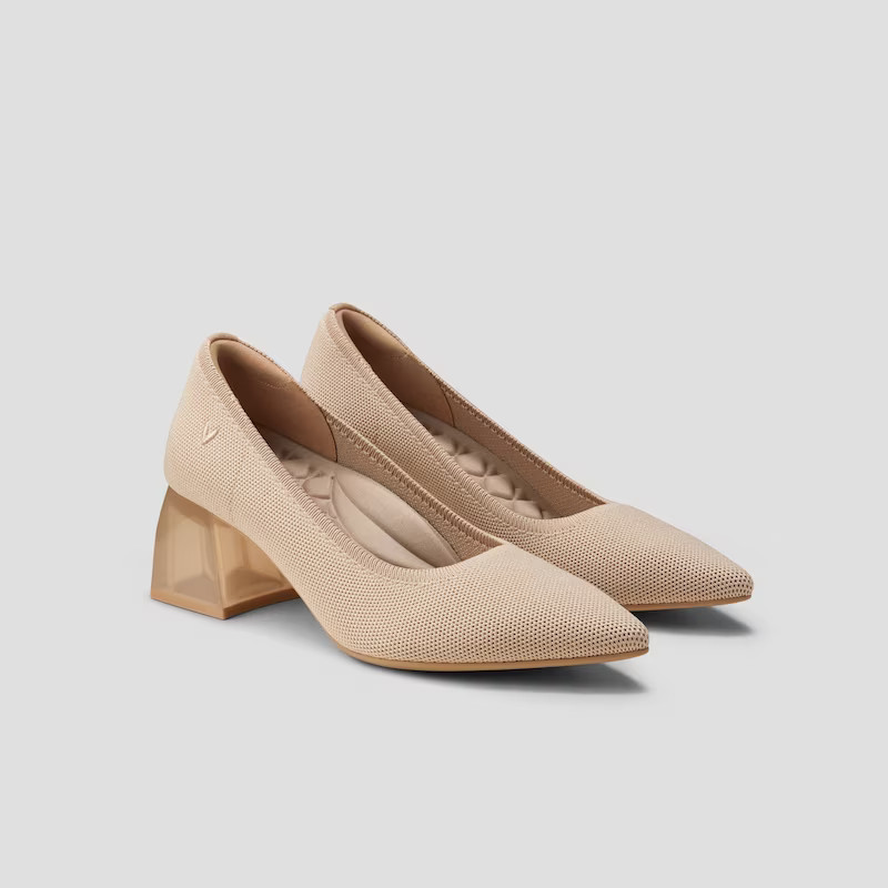 Pointed-Toe Block Heels (Aria Block Heel) | VIVAIA