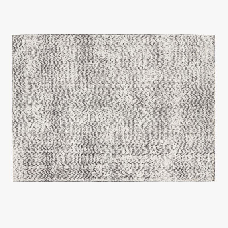 Kai Snakeskin White/Black Hand-knotted Rug 10'x14' + Reviews | CB2 | CB2